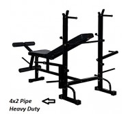 Body Maxx 8 in 1 Weight Bench 4x2 Pipe Heavy Duty 